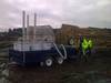 Large Scale Mobile Log Stack Fumigant Recapture System Large Scale Mobile Log Stack Fumigant Recapture System
